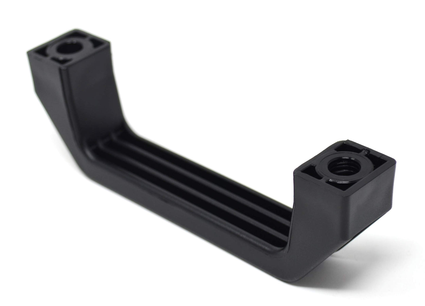 Design61 Lot de 2 poignées de meuble en plastique 195 mm en noir