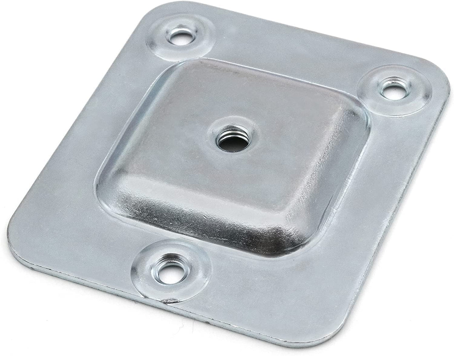 Design61 lot de 4 plaques de montage filetage M8 pour pieds de table de canapé pieds de chaise pieds de meubles plaques de fixation adaptateur de pieds de canapé