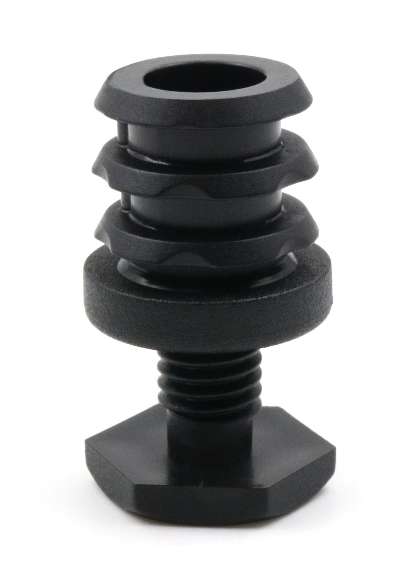 Design61 4X Justierstopfen für Rundrohre Rohrstopfen Gewindestopfen 22mm x Wandstärke 1,5-2mm