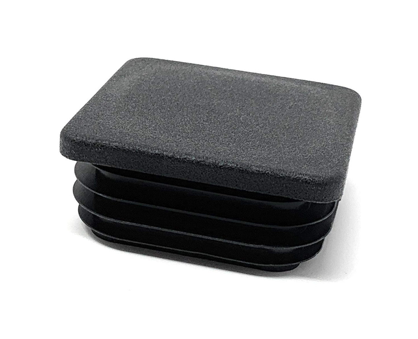 Design61 10x Vierkant Rohrstopfen Lamellenstopfen 30x30 mm mit Lamellen für Innenmaß 25-28 mm