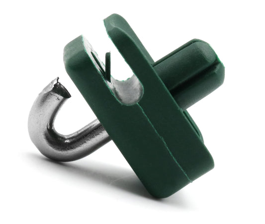 Design61 10x support de fil de tension avec crochet en acier inoxydable support de fil de clou pour fils de tension de 4 mm