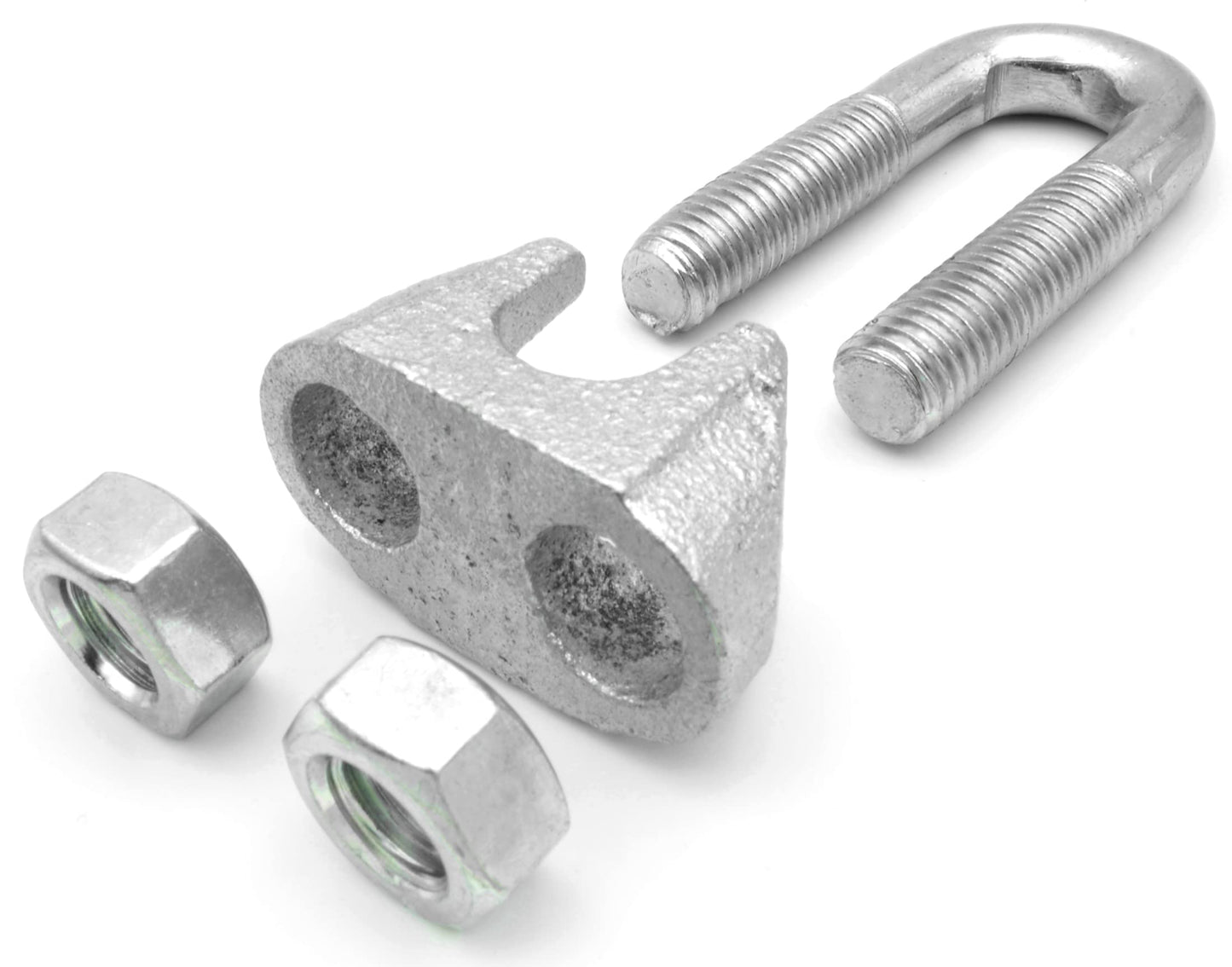 Design61 10x wire rope clamps 8mm (5/16 inch) Galvanized formerly DIN 741