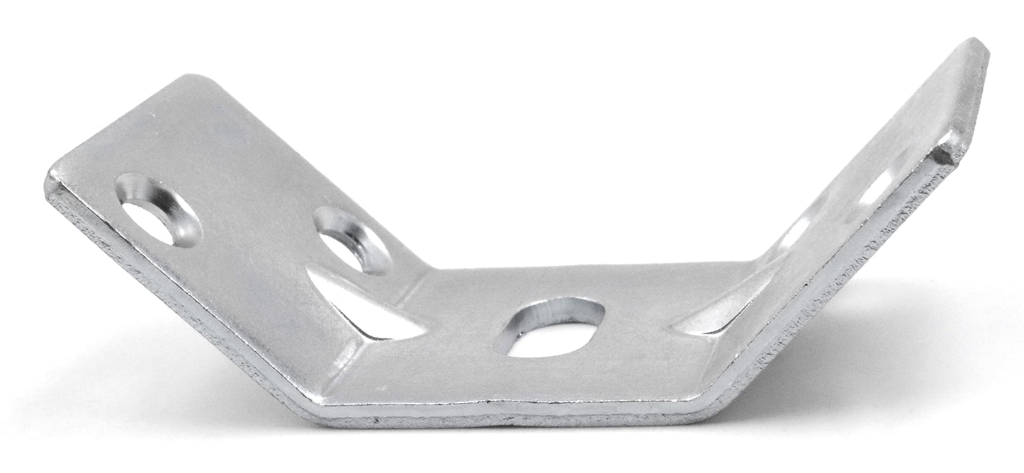 Design61 4er Set Winkelbeschlag Möbelbeschlag Tischbein Tischbeschlag Stahl 74,5mm x 34,5mm
