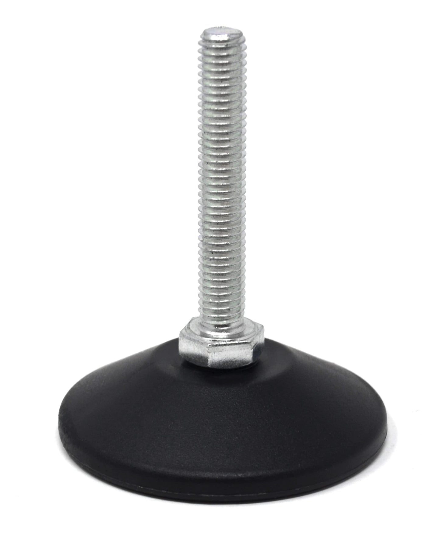 Design61 4x vis de réglage avec vis de réglage fixe M10 x 50 mm plaque de vis de réglage galvanisée Ø 55 mm