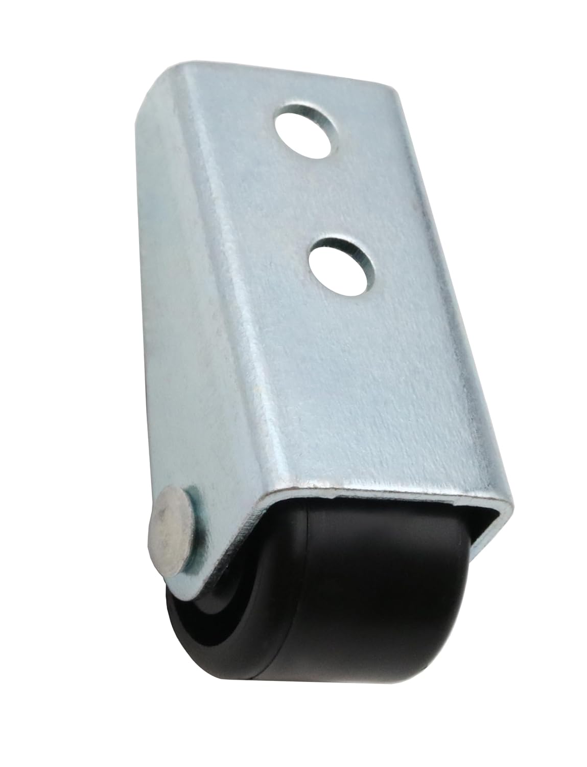 Design61 4x Kastenbockrollen Bettkastenrollen Möbelrolle mit harter Lauffläche 45x25 mm Rad Ø 25 x 19 mm