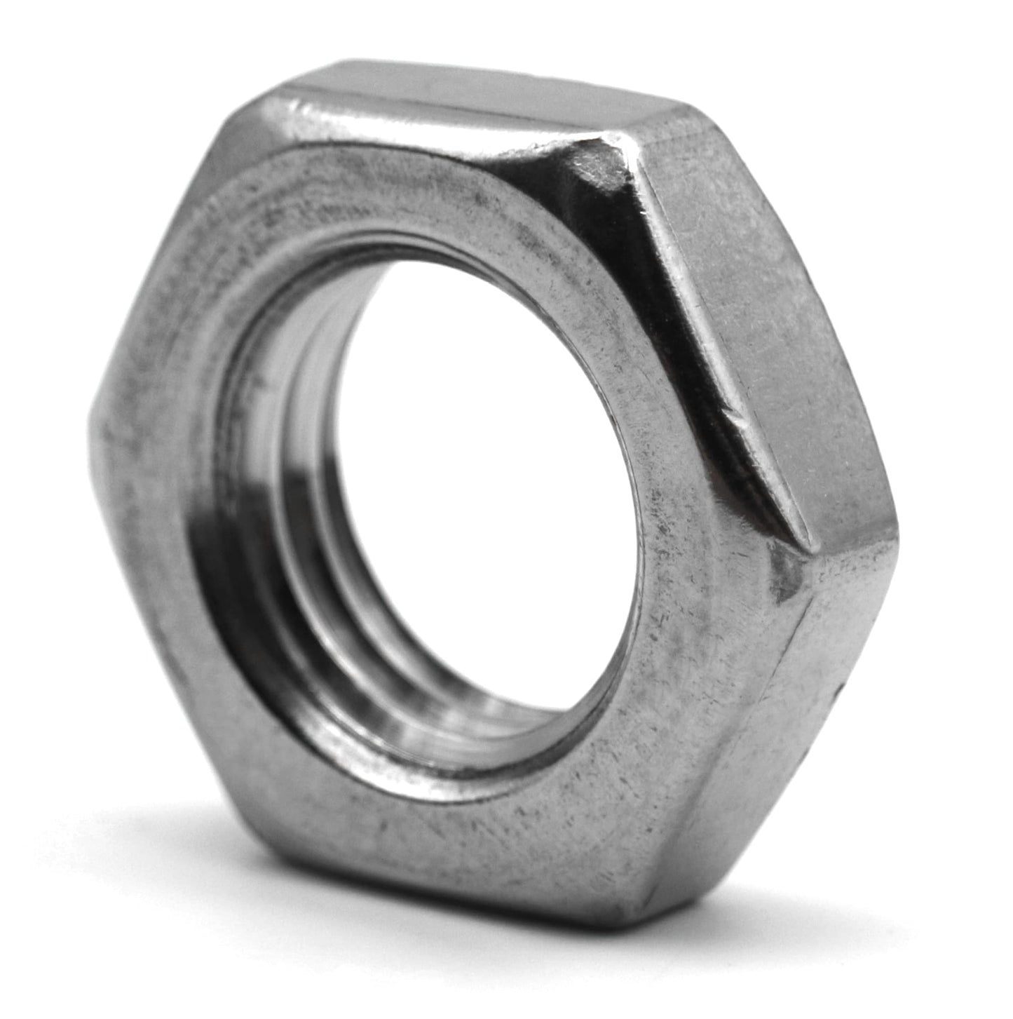 Design61 4x stainless steel hexagon nuts M12 DIN 439 stainless steel nuts low