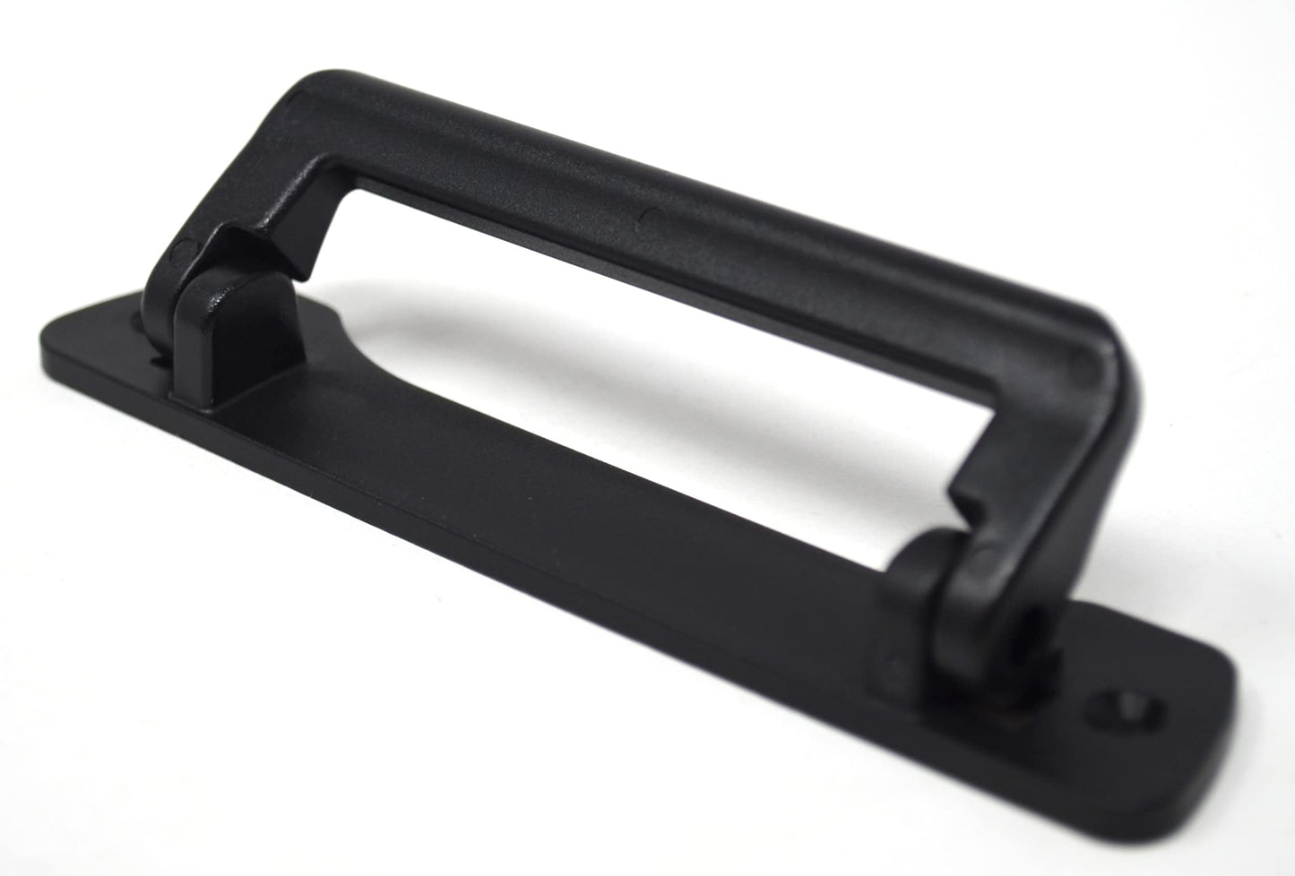 Design61 Bow Handle Set of 2 Handles Furniture Handle Bowls Folding Handle Made of Plastic 125 mm in Black