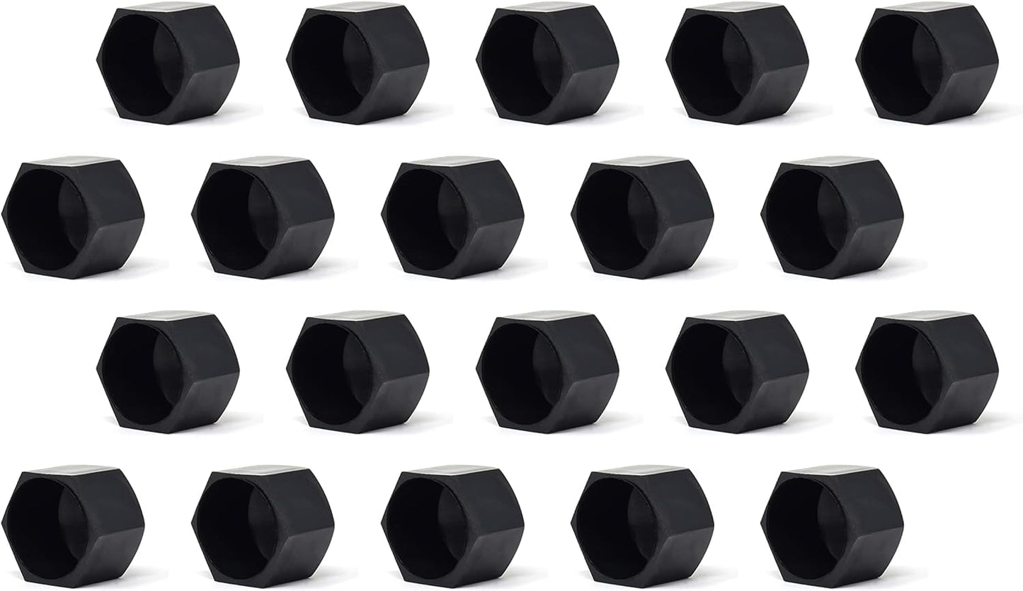 Design61 20x capuchons de protection hexagonaux M6 x SW10 mm avec six pans creux pour écrous et têtes de vis