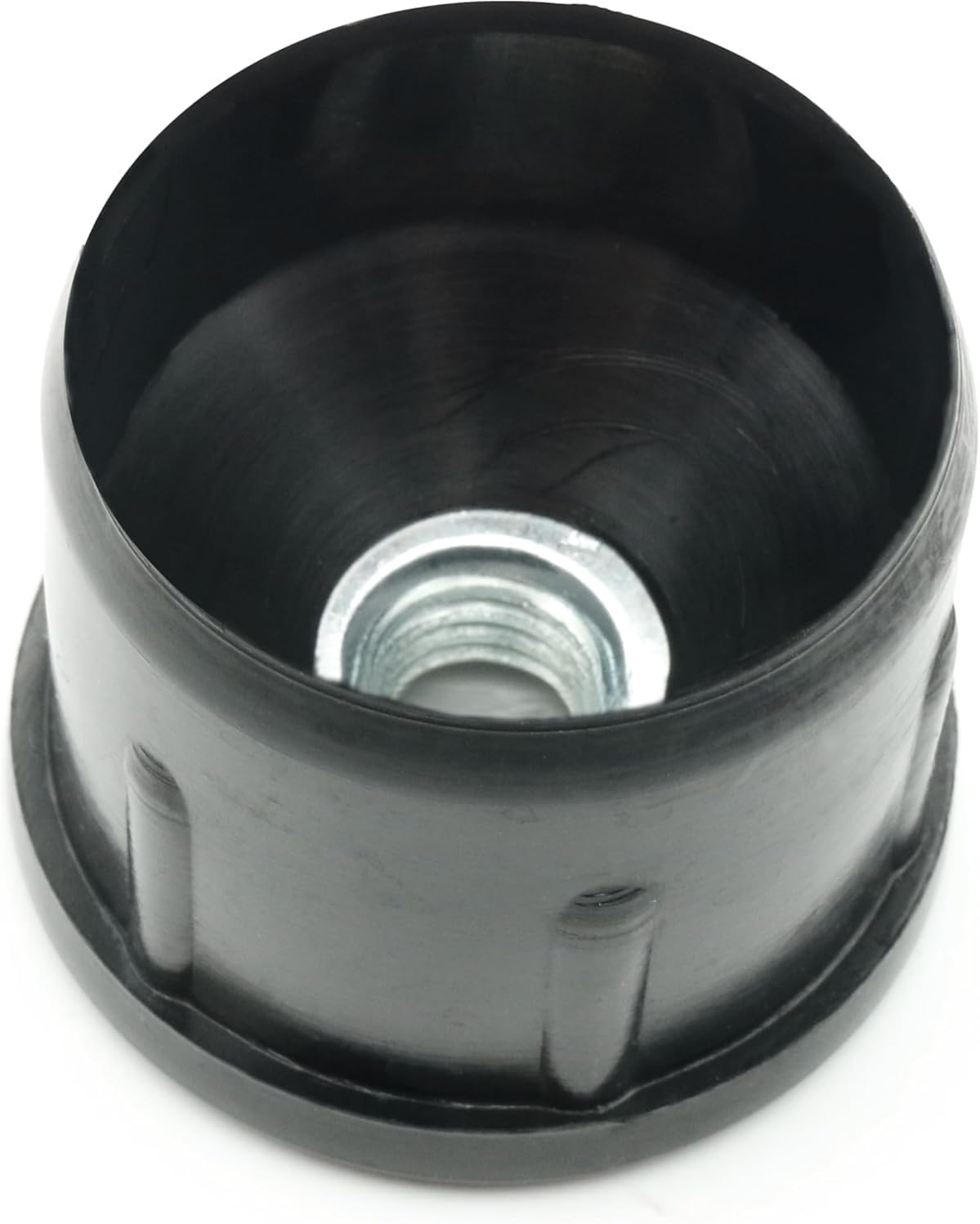Design61 4X Gewindestopfen Rundrohrstopfen Justierstopfen Ø 40mm 2 mm mit M10 Innengewinde