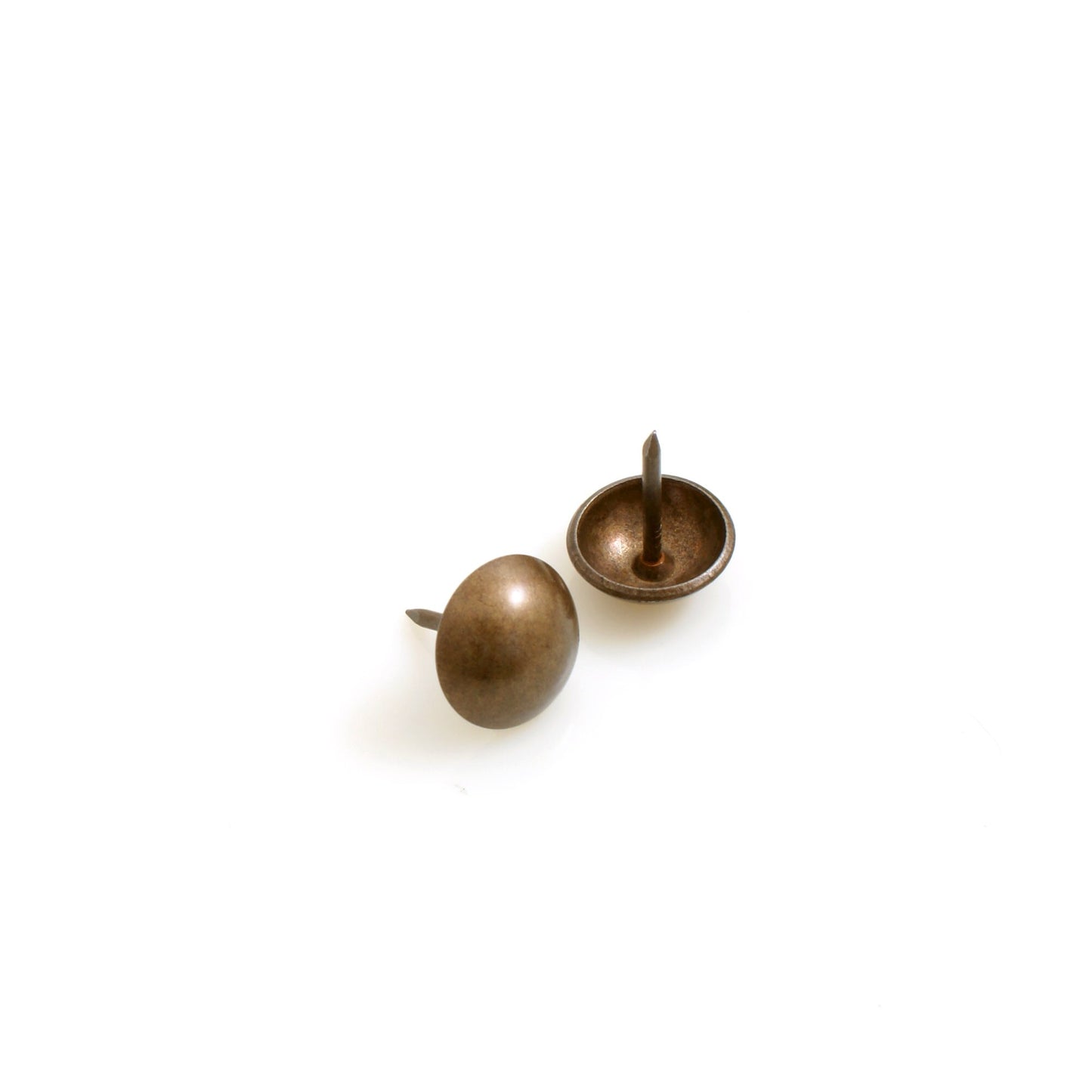 Design61 decorative nails 100 pcs. upholstery nails furniture nails 16x14 mm retro antique brass
