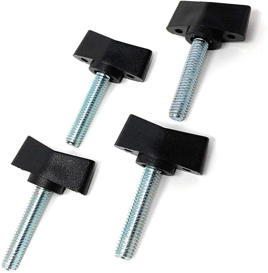 Design61 4x wing screw plastic with threaded bolt steel M5 x 49mm