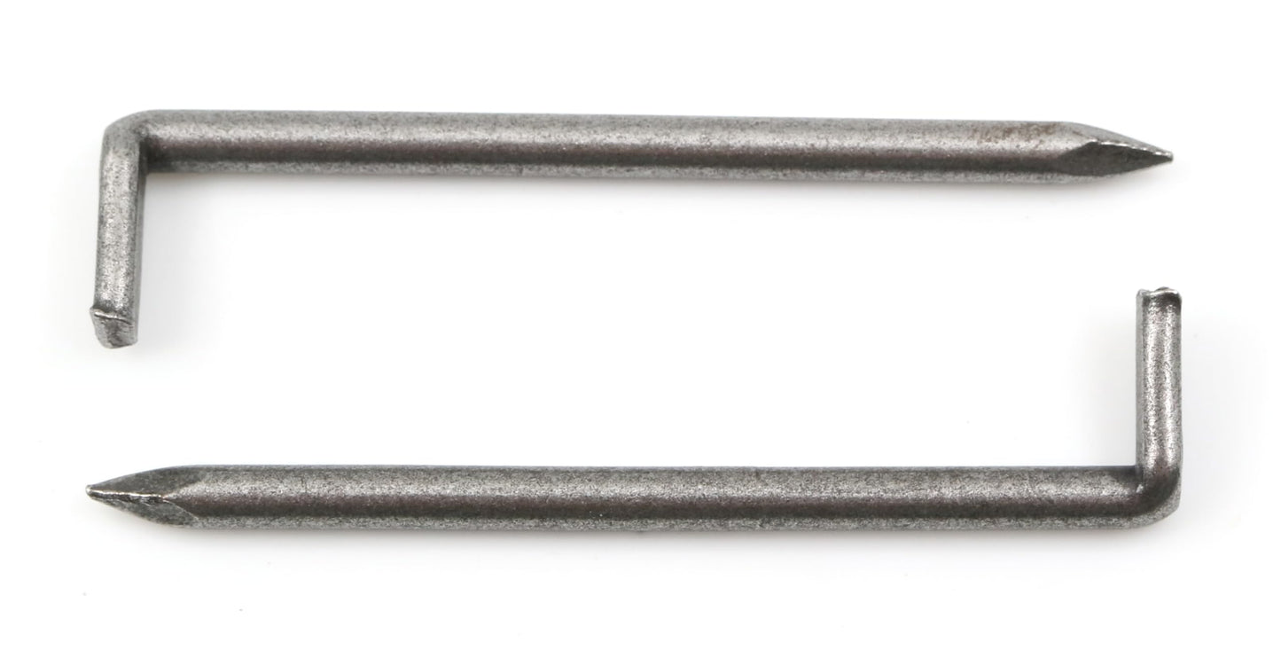 Design61 25x Konsolhaken Stahlhaken Haken Ø 3,0 x L 50 mm Eisen
