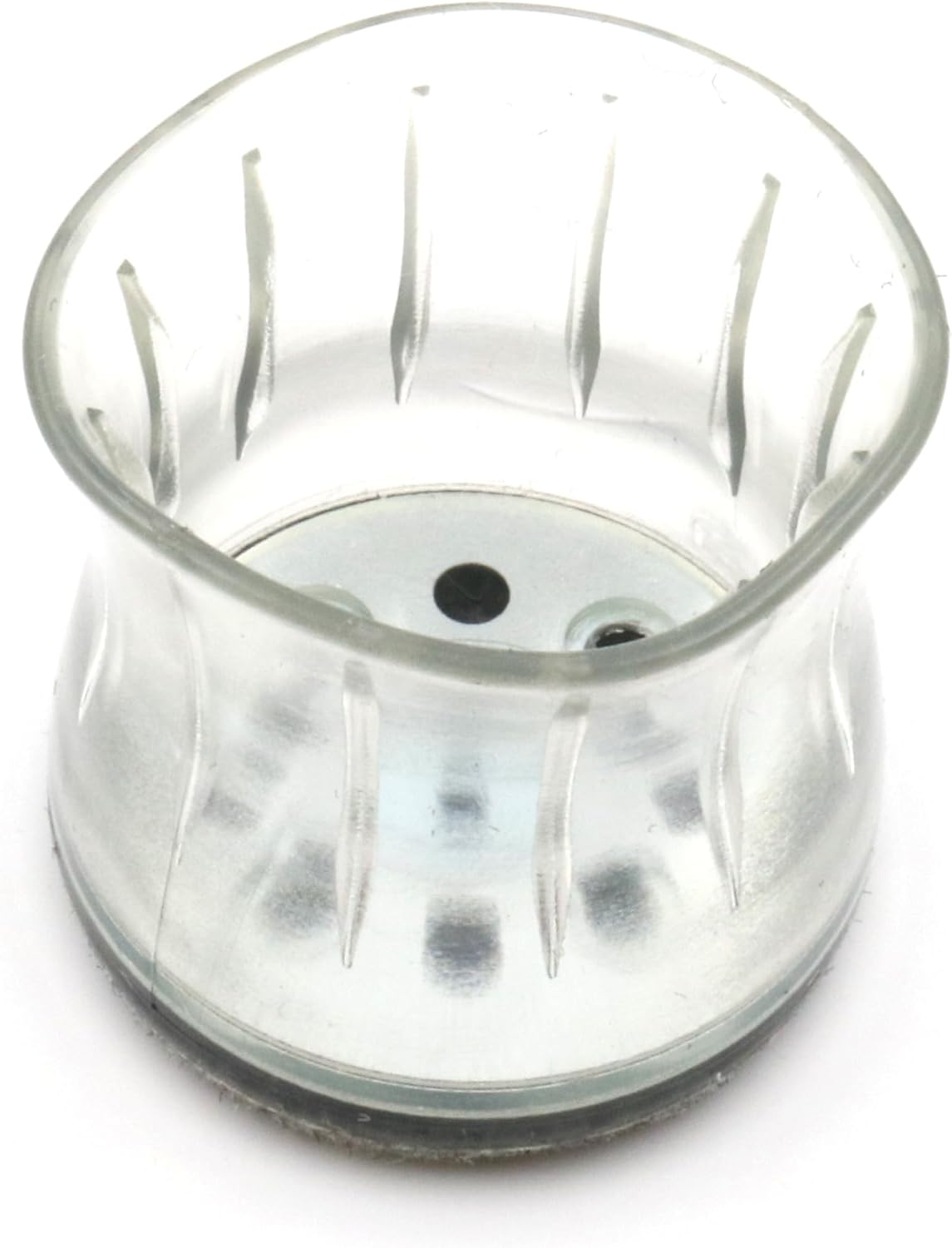 Design61 4er Silikon Filzgleiter Gleitkappen Filzkappen Bodenschutz für Rundrohrstühle mit einem Durchmesser von 38-45mm