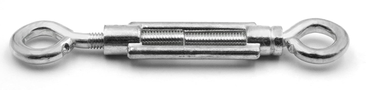 Design61 Lot de 2 tendeurs M6 x 60 mm tendeur de fil œillet/crochet de tension à œillet pour clôtures en fil de fer, cordes à linge, auvents, cordes