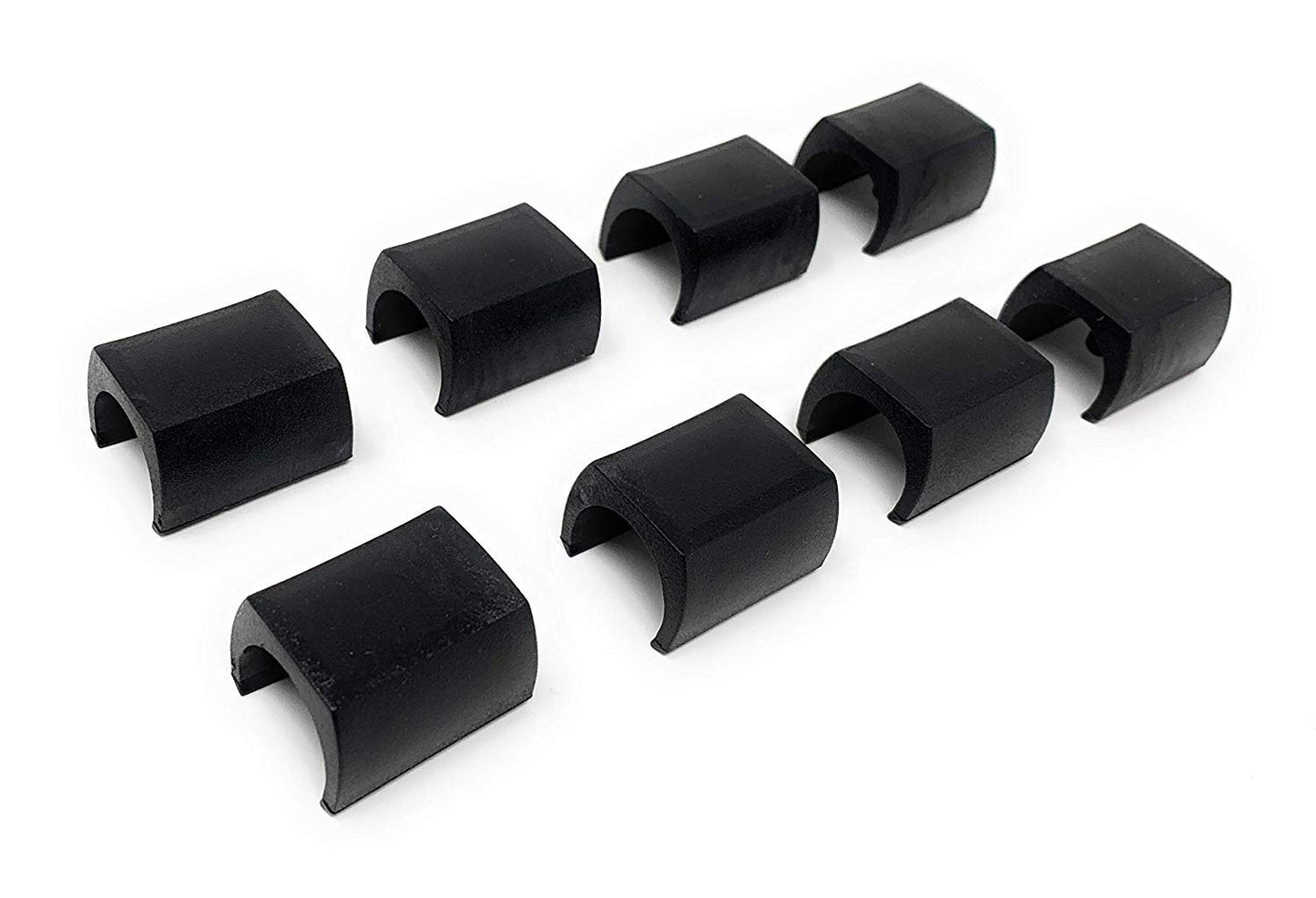 Design61 clamp shell gliders set of 8 chair gliders floor protection gliders Ø 14 mm silencer furniture gliders