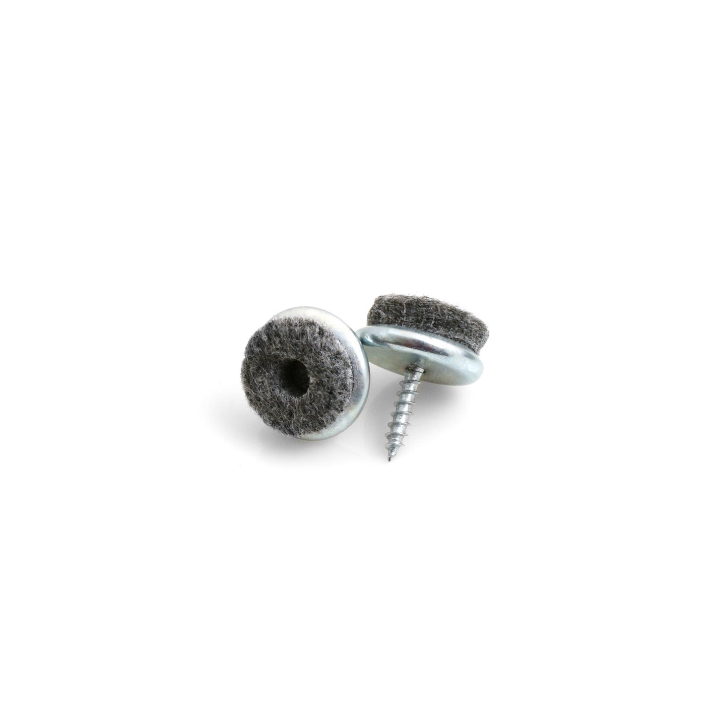 Design61 20 felt gliders parquet gliders furniture gliders chair leg gliders parquet gliders felt for screwing on floor protection 20mm steel nickel-plated