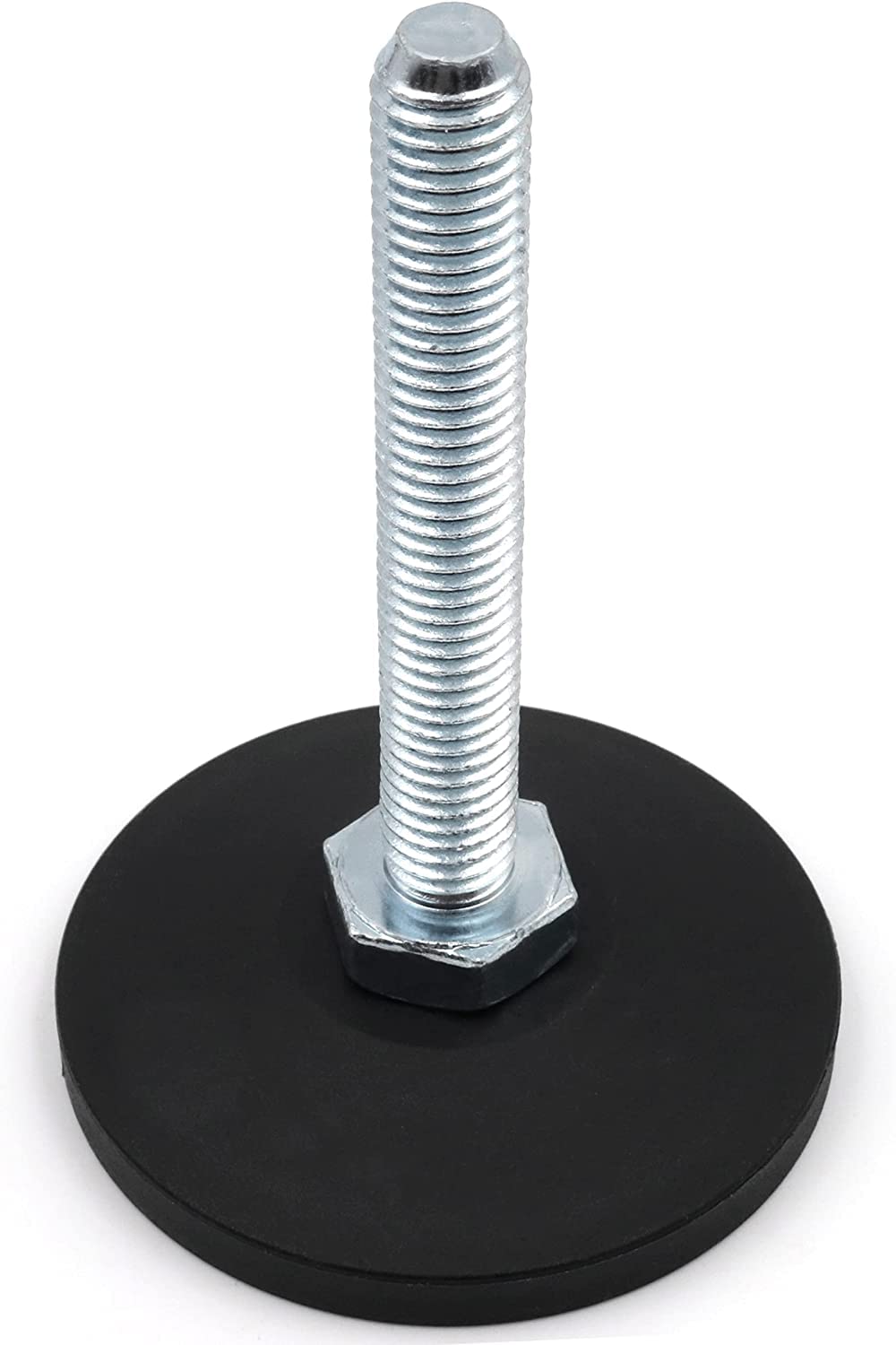 Design61 4X adjusting screw Ø 58 mm with galvanized adjusting screw M10 x 50 mm (foot rotatable)