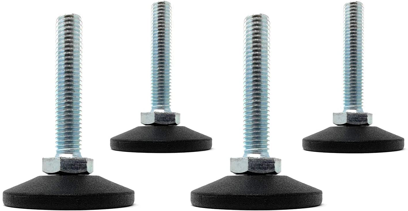 Design61 4X adjusting screw Ø 47 mm with galvanized adjusting screw M8 x 50 mm
