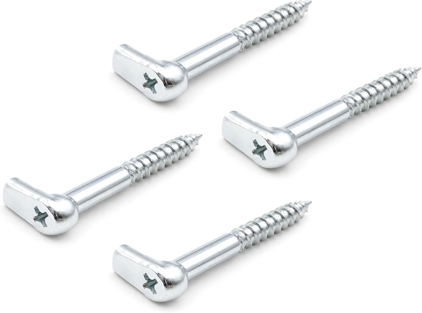 Design61 10x Schraubhaken Gerade 40 x 3,3 mm Hakenschraube mit Beffe Wandhaken Drehhaken mit Gewinde Haken zum Einschrauben für Wand & Decke Vermessingt Befestigung für Seile Ketten Lampen Pflanzen