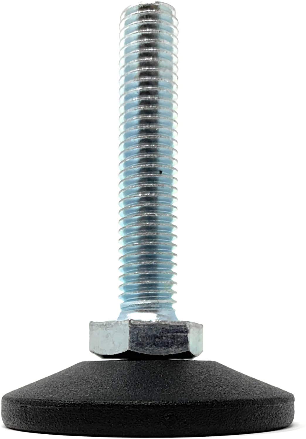 Design61 4x Verstellschraube Justierschraube Ø 38mm mit verzinkter Stellschraube M10x50 mm