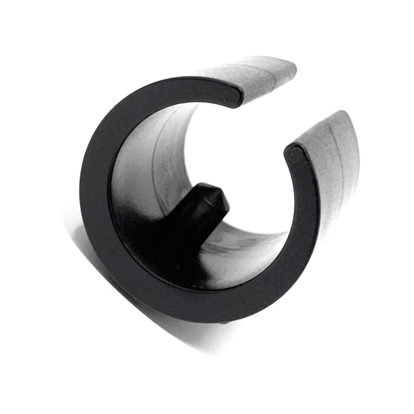 Design61 Klemmschalengleiter 8er Set Stuhlgleiter Bodenschongleiter Ø 14-16 mm mit Zapfen Silencer Möbelgleiter