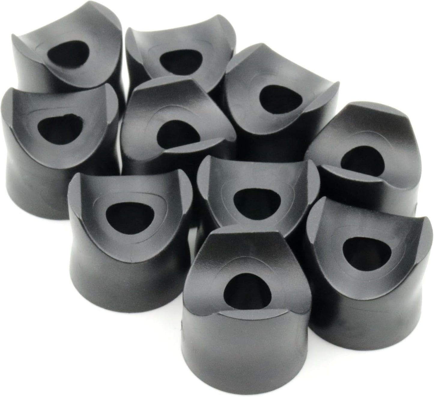 Design61 10x Satteldistanzstücke Distanzstücke mit einseitiger Rohraussparung L 7 mm x Ø 17/6 mm M6