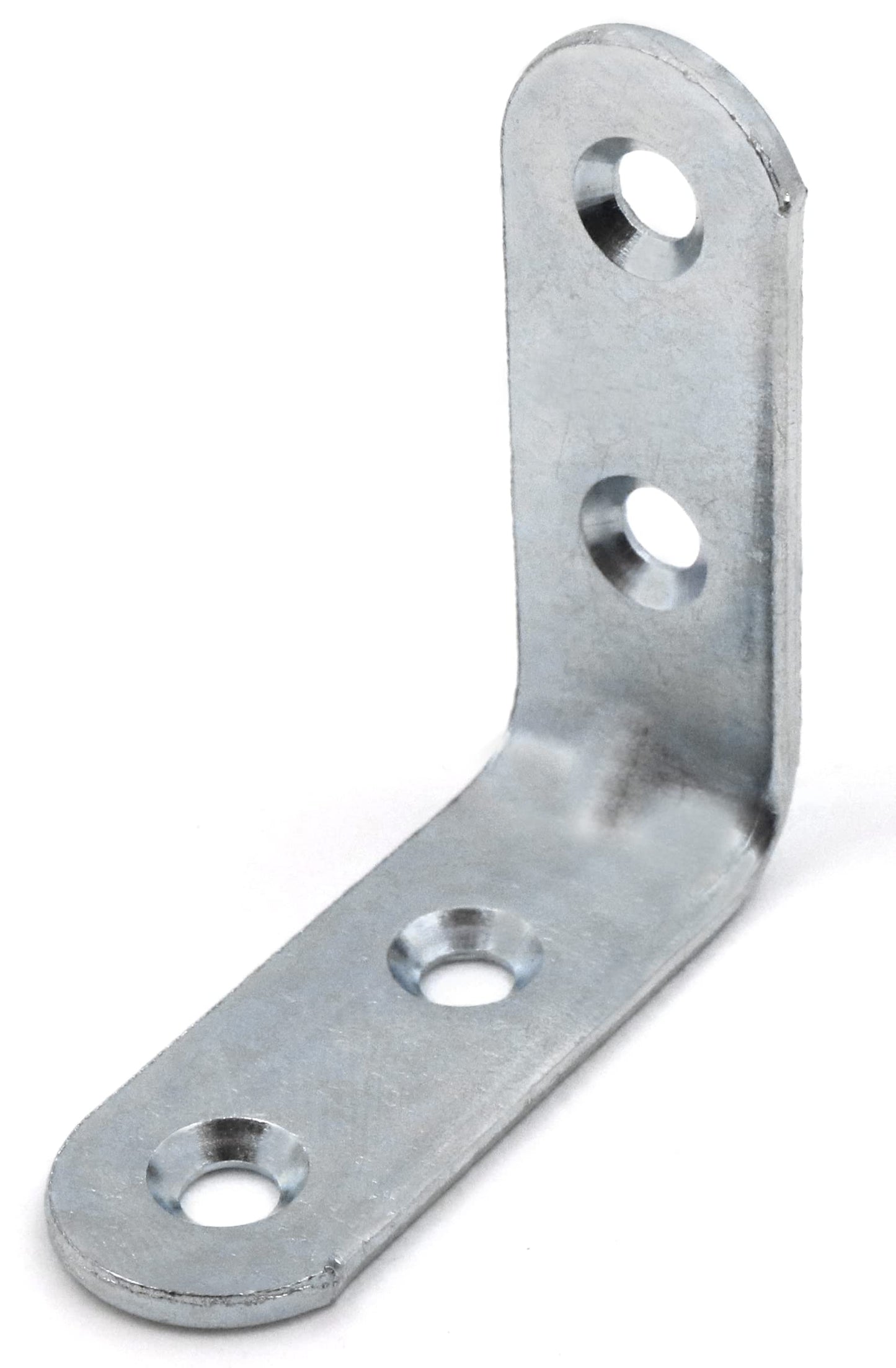 Design61 Set of 4 Angle Connectors Wood Connectors Perforated Plate Angle Corner Angle Steel Galvanized 42mm x 42mm