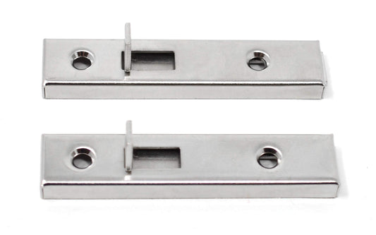 Design61 Lot de 2 loquets de meuble avec serrure coulissante pour meubles de salle de bain et barrières pour animaux de compagnie 7 cm