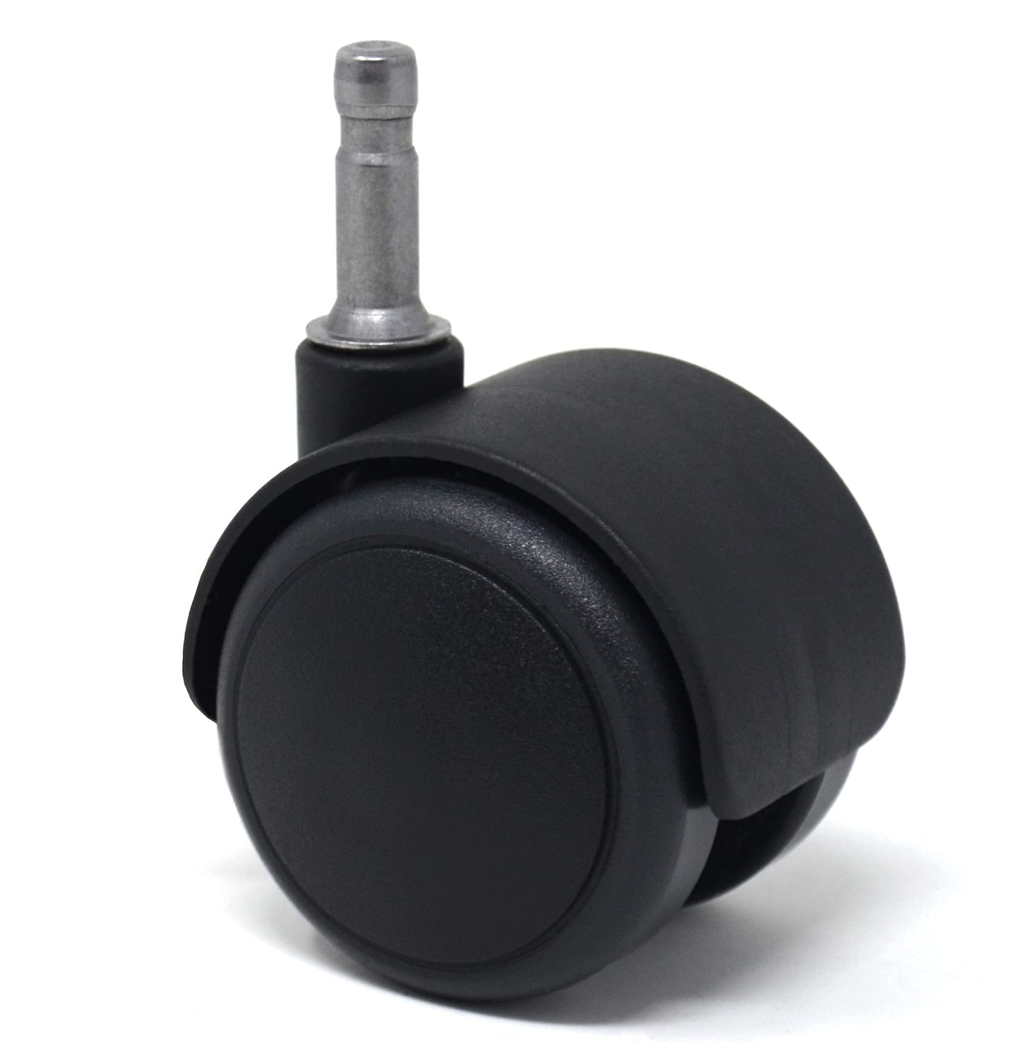 Design61 Set of 4 Universal Furniture Castors Rubber Castors for Hard Floors with Sleeve + Pin