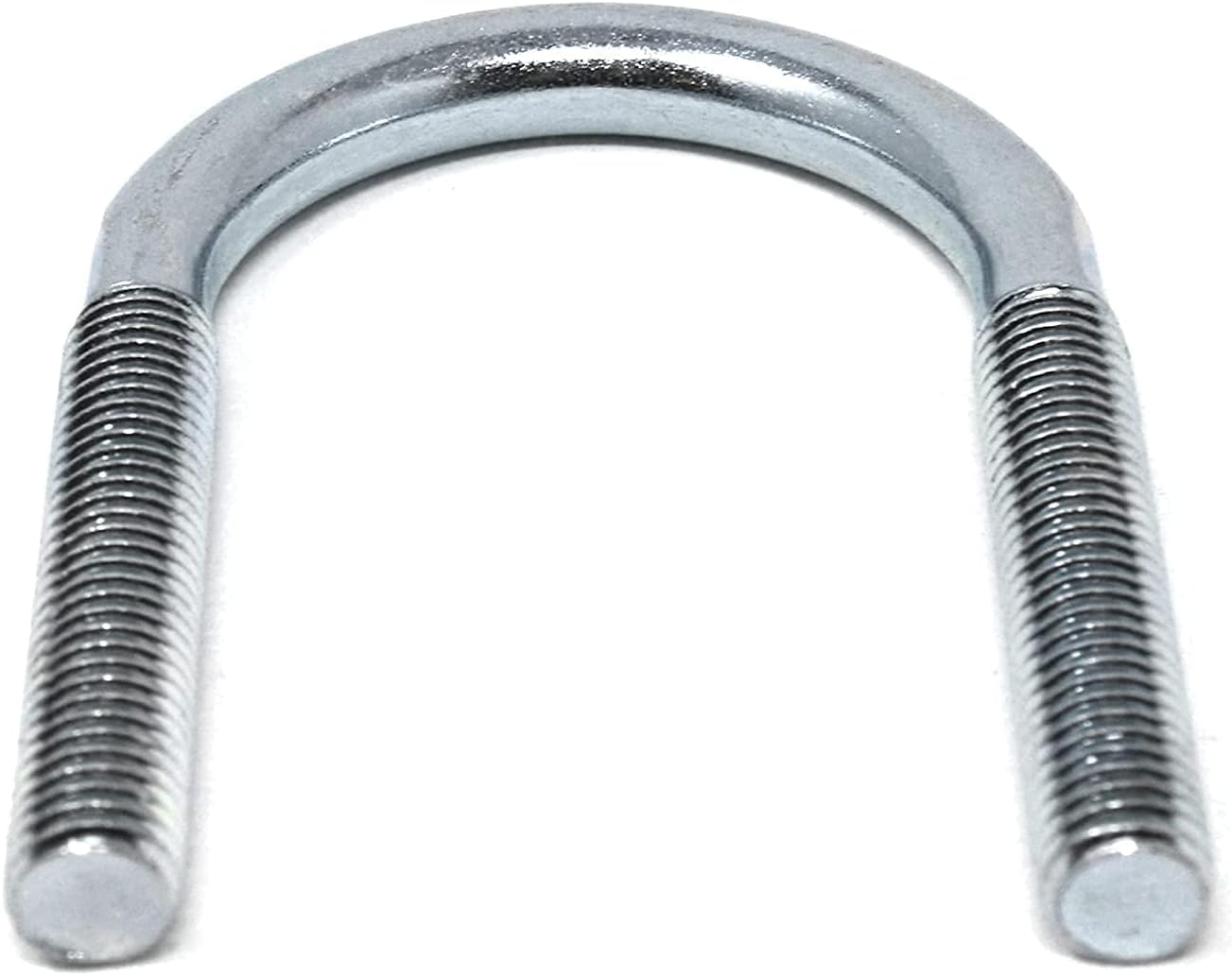 Design61 4X Bügelschraube M10 x 90 x Ø 50 mm Bügelbolzen Gewindebügel Galvanisch Verzinkt U-Bolzen für Rohrbefestigung Metallbau KFZ Industrie Boot Werkstatt Bau