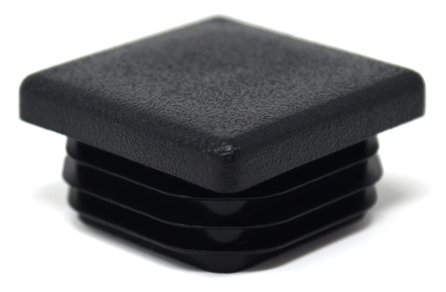 Design61 10x square pipe plugs slatted plugs 32x32 mm with slats for inner dimensions 25-30 mm
