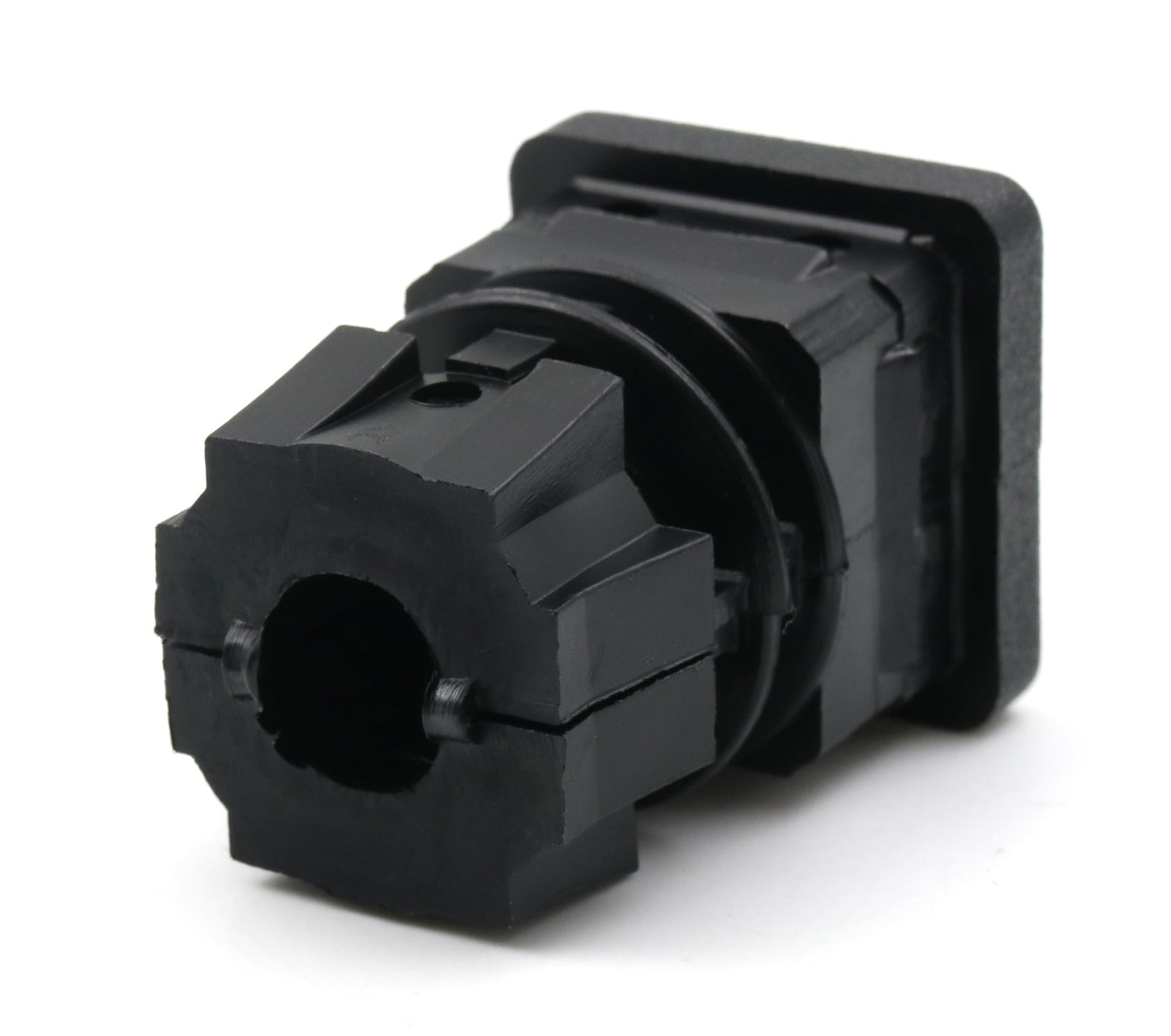 Design61 4X Gewindestopfen Vierkantrohrstopfen 25x25 mm 1-1,5mm mit M8 Innengewinde