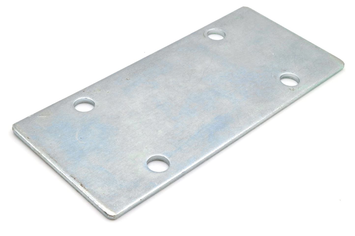 Design61 4-piece wood connector, metal connector, perforated plate, flat connector, fixing plate, screwing plate, mounting plate 101 mm x 45 mm