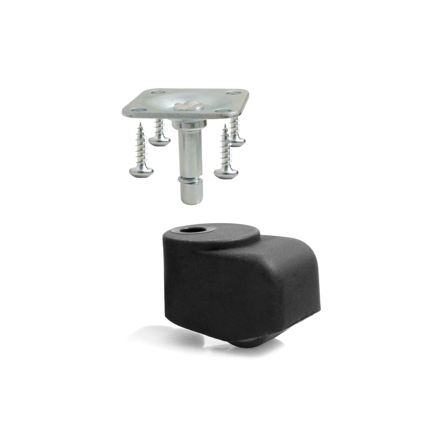 Design61 4 roller castors furniture castors furniture castors with screwing plate and screws