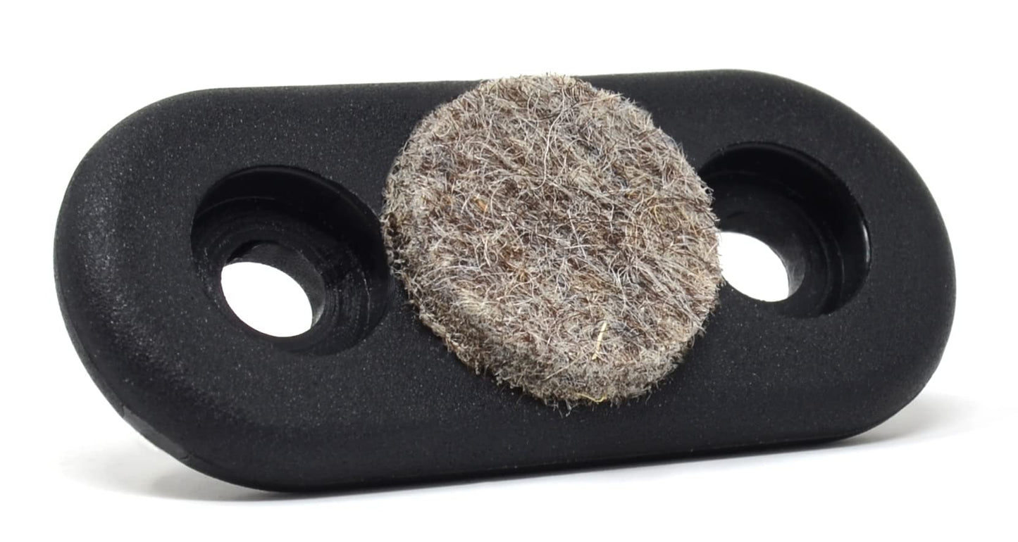 Design61 4X Filzgleiter Bodenschongleiter Schalengleiter für Freischwinger für Rundrohre 25-32 mm