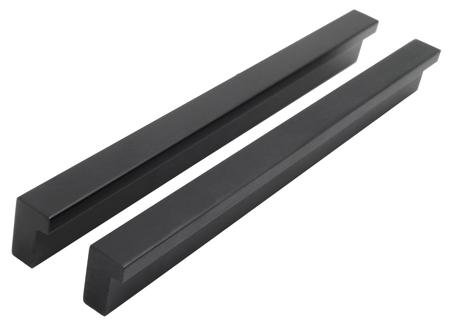 Design61 2x furniture handles 128mm handles for kitchen cabinets cupboard handles drawer handles in black