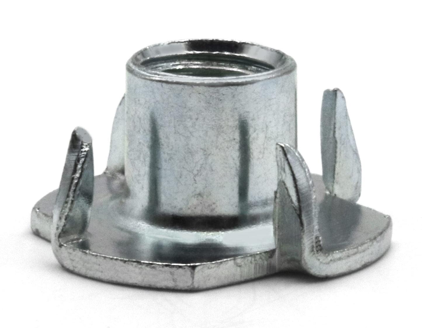 Design61 8x T-nuts M10 x 12mm with claws wooden nuts