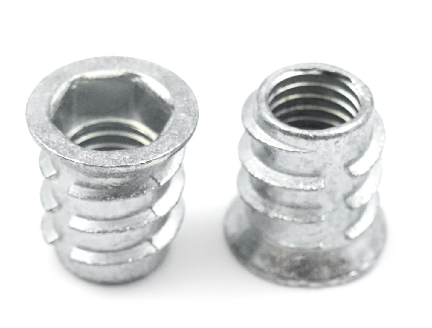 Design61 Set of 20 screw-in sleeves with 8mm hexagon socket screw-in sleeves M8 x 15mm screw-in nut wood thread insert