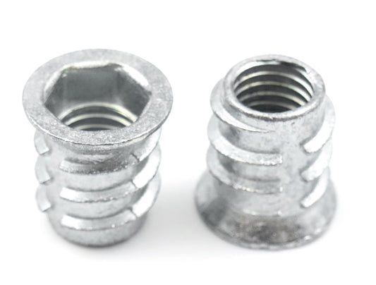 Design61 jeu de 20 douilles à visser avec douille hexagonale de 8 mm douilles à visser écrou à visser M8 x 15 mm insert fileté en bois