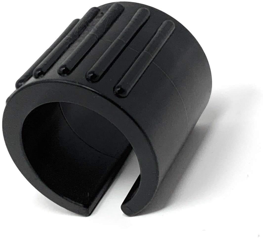Design61 Klemmschalengleiter 8er Set Stuhlgleiter Bodenschongleiter Ø 16-18 mm mit Zapfen Silencer Möbelgleiter