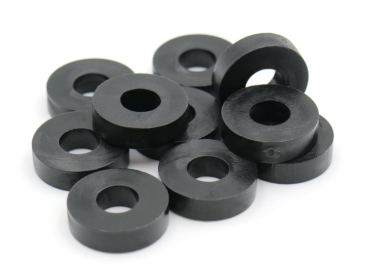 Design61 10x entretoises douilles d'écartement rondelles L 5mm x Ø 15/6 mm M6 rondes HD-Polyéthylène
