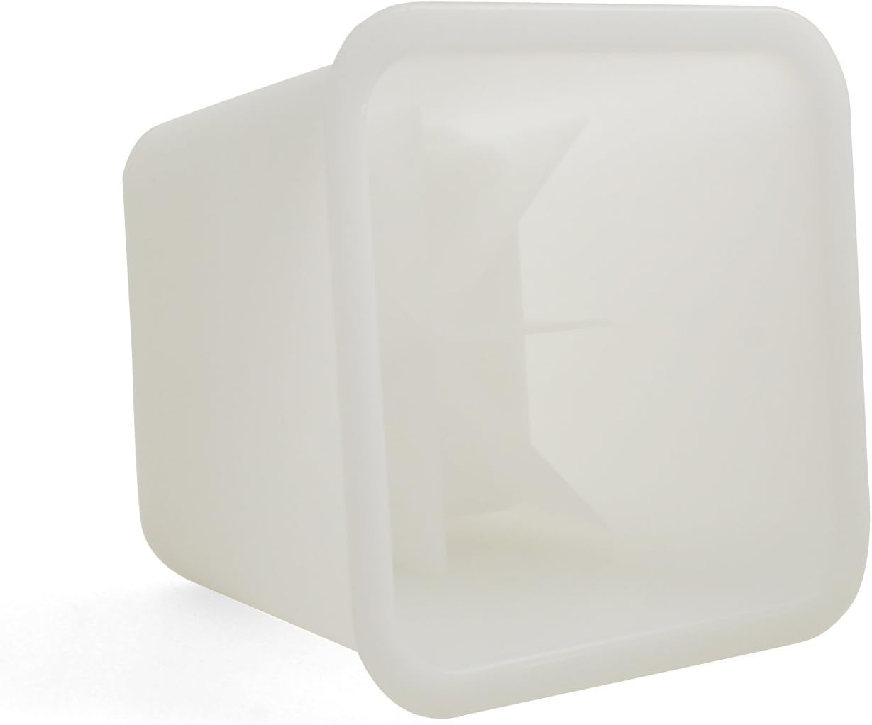 Design61 Möbelerhöher Betterhöhung Möbelerhöhung Tischerhöher Elefantenfuß Bed Riser Höhe ca. 10 cm 4St für Füße bis 68x68 mm in Weiß