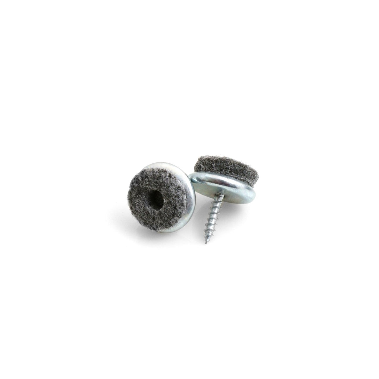 Design61 20 felt gliders parquet gliders furniture gliders chair leg gliders parquet gliders felt for screwing on floor protection 30mm steel nickel-plated