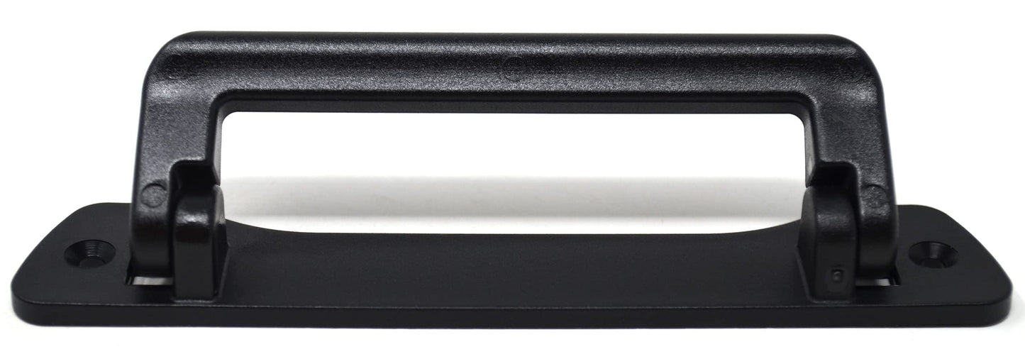 Design61 Bow Handle Set of 2 Handles Furniture Handle Bowls Folding Handle Made of Plastic 125 mm in Black