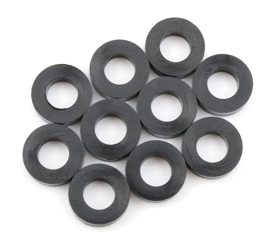 Design61 10x Distanzstücke Distanzhülsen Unterlegscheiben L 3mm x Ø 25/13 mm M12 Rund Polyamid (PA)