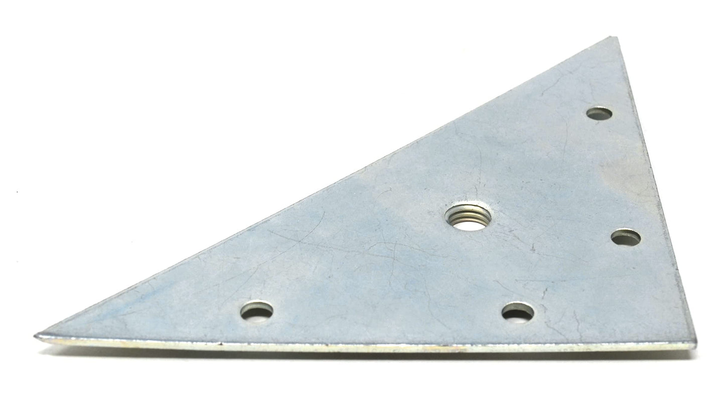 Design61 4er Set Montageplatte Anschraubplatte 117x117 mm für Möbelfüße mit M10 Gewinde