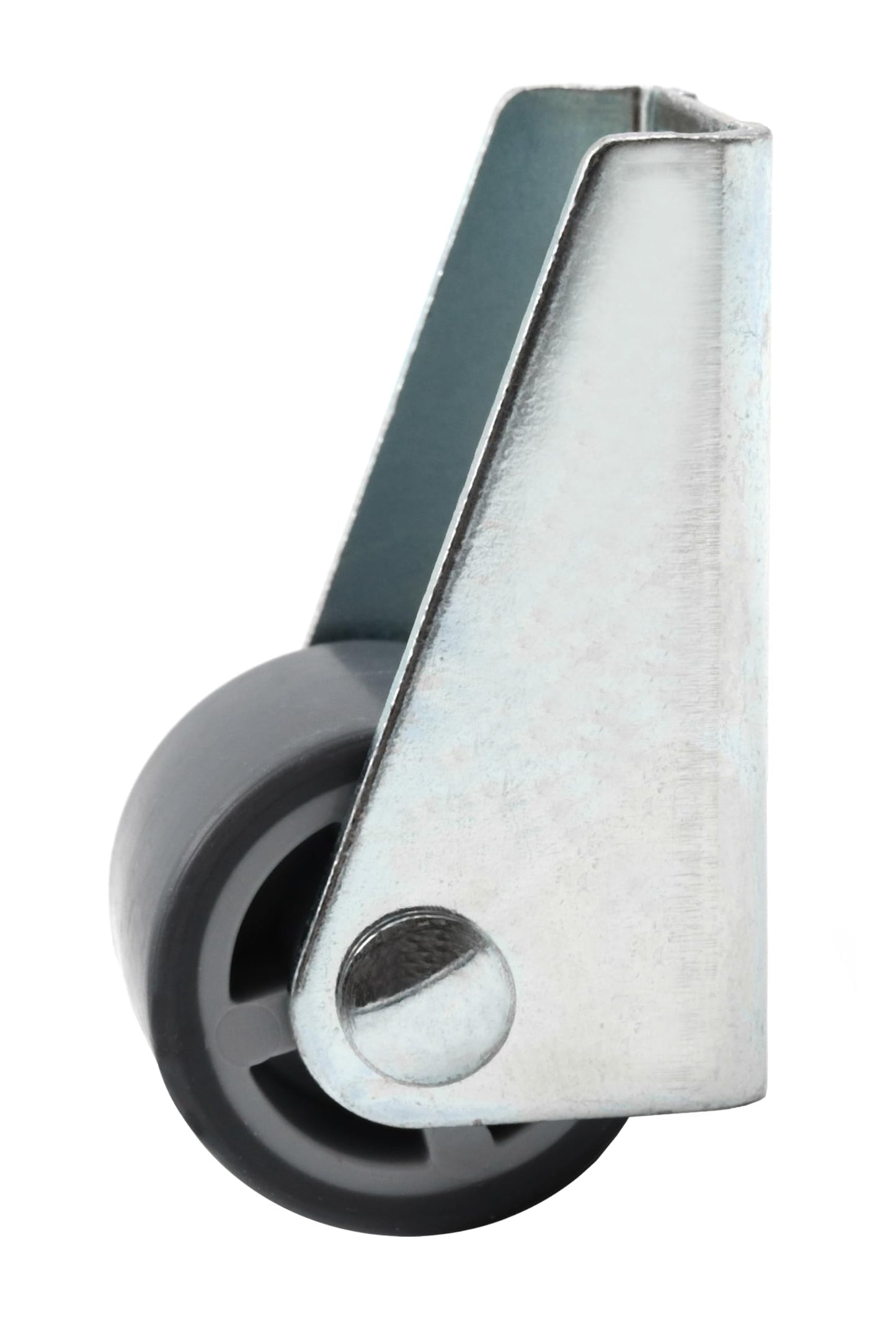 Design61 4x Kastenbockrollen Bettkastenrollen Möbelrolle mit weicher Lauffläche 45x25mm Rad Ø 25 x 19 mm