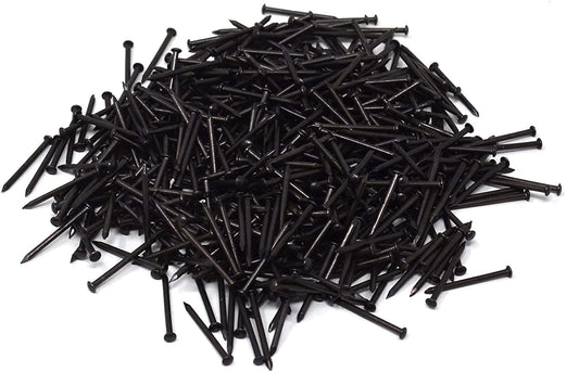 Design61 clous à cordon 1,0 x 13 mm fer bleui 50 g environ 500 pièces