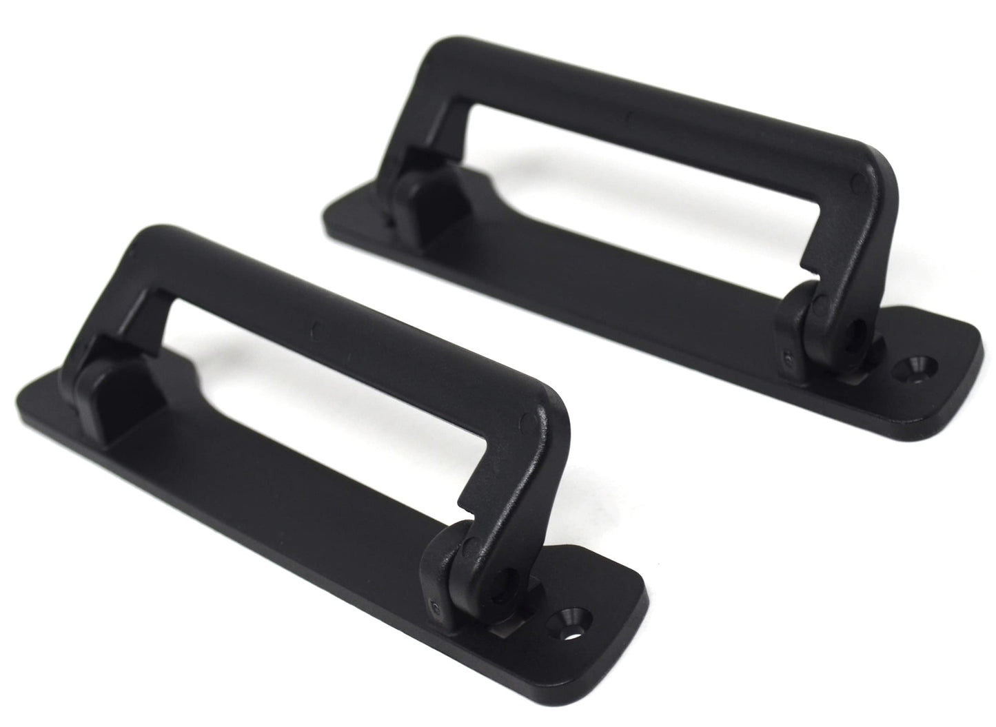 Design61 Bow Handle Set of 2 Handles Furniture Handle Bowls Folding Handle Made of Plastic 125 mm in Black