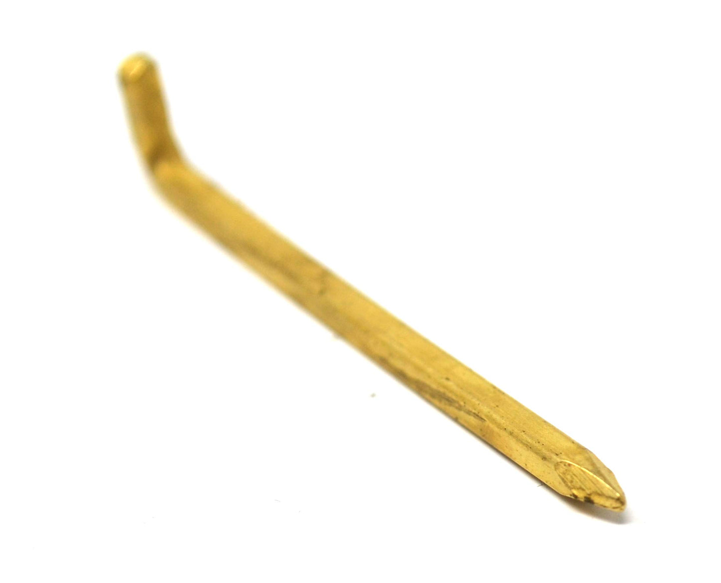 Design61 50x console hooks steel hooks square wire Ø 2.5 x L 50 mm made of iron brass-plated hardened